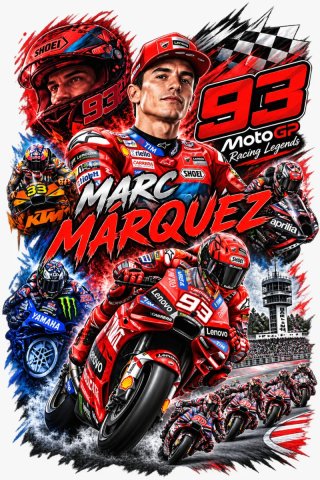 Camiseta Marc Márquez, talla a elegir, NUEVA