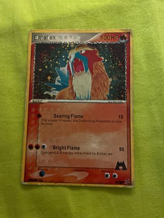 Carta Pokémon Entei ex 91/95 Holo