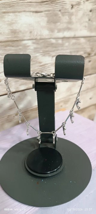 Pulsera Fina de Plata con Delfines