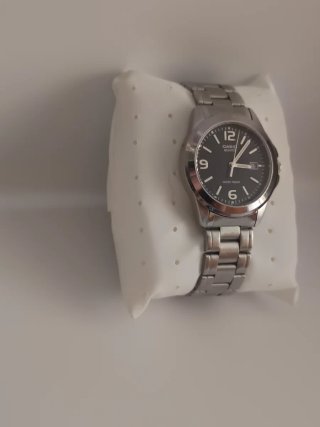 Casio MTP-1259P reloj clásico negro acero 38mm