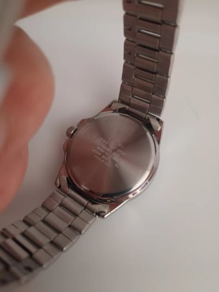 Casio MTP-1259P reloj clásico blanco acero 38mm