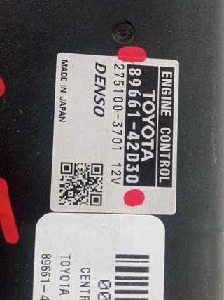 Toyota 8966142d30 centralita motor uce rav4 526983