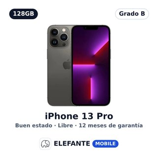 iPhone 13 Pro 128GB Grafito · Grado B · Libre