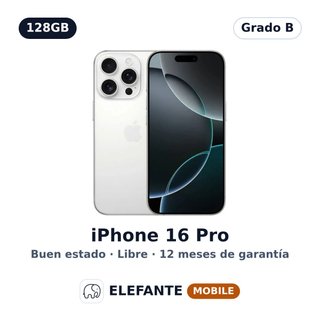 iPhone 16 Pro 128GB Dorado · Grado B · Libre