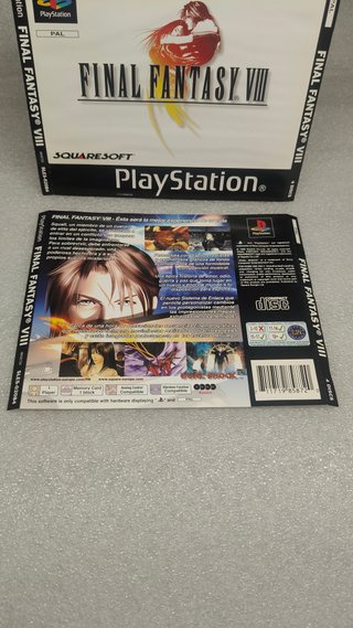 🇪🇸Portada y contraportada Final Fantasy VIII PS1