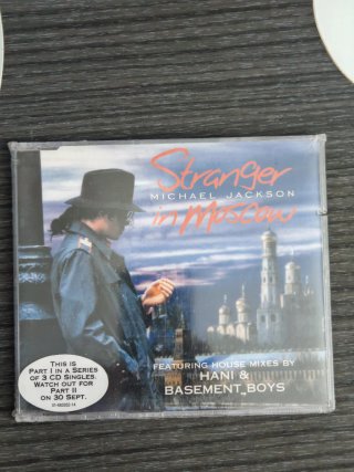 CD Maxi Michael Jackson - Stranger in Moscow
