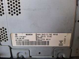 Sistema audio radio cd man 81281016182 tgx 112830