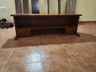 Mueble Auxiliar de Madera 120x39x22