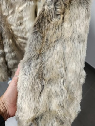 Abrigo de pelo con capucha el corte ingles