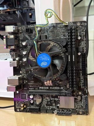 Placa Base ASUS H410M-R + CPU i3 10100 + 8GB RAM