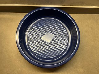 Molde de Horno Redondo Azul como nuevo impecable