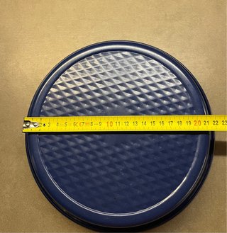 Molde de Horno Redondo Azul como nuevo impecable