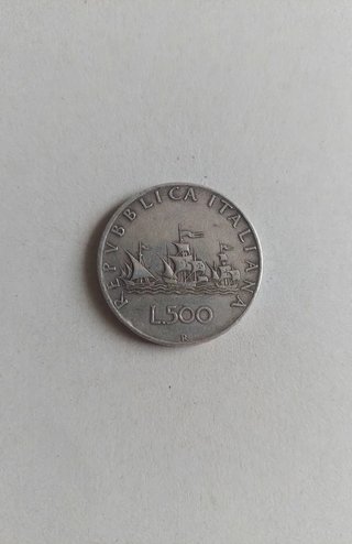 Moneta 500 Lire Caravelle