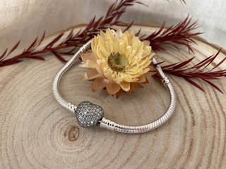 Pulsera Corazón Circonitas