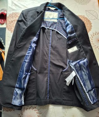 Chaqueta Zara Man Negra