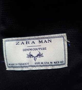 Chaqueta Zara Man Negra