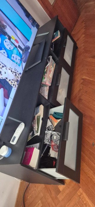 Mueble TV Ikea Negro