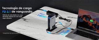 WAVLINK WL-UMD26 PRO Docking 11en1 8K PD125W 3HDMI