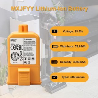 MXJFYY batería 25.55V 3000mAh Aspiradora LG A9 A9S