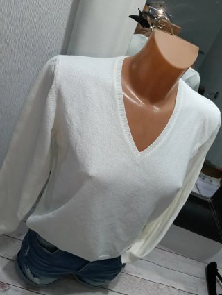 Jersey Blanco Zara