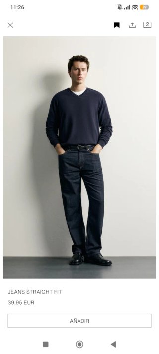 Vaqueros Zara Straight Fit