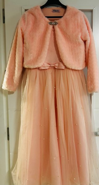 Vestido de Fiesta con chaqueta Talla 14