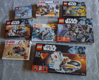 Lote de 8 Sets LEGO Star Wars