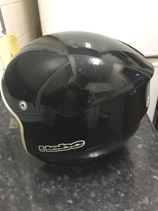Casco moto Hebo Helmet gafas , negro TALLA M, L