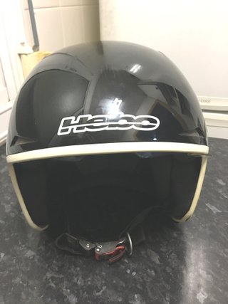 Casco moto Hebo Helmet gafas , negro TALLA M, L