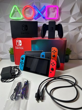 Nintendo Switch V2 Batería Mejorada + mario kart