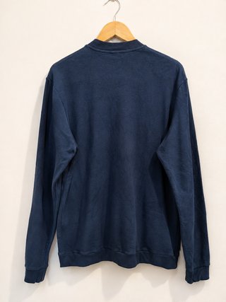 Sudadera Adidas Vintage Azul Marino Trefoil
