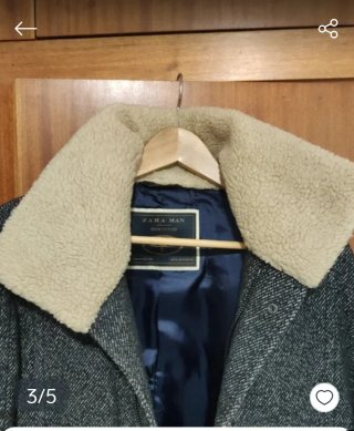 Abrigo Zara Gris
