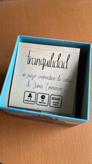 Juego de mesa cooperativo Tranquilidad