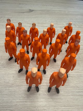 Set de 18 Muñecos 3D
