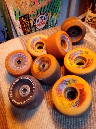 SET RUEDAS SKATE VINTAGE
