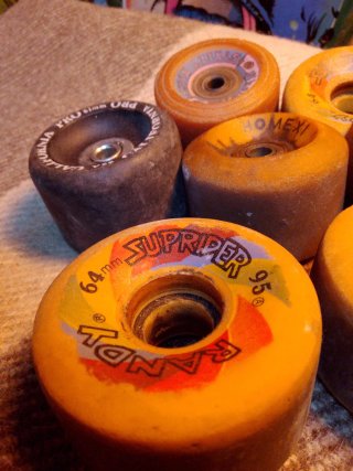 SET RUEDAS SKATE VINTAGE