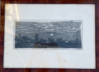 Incisione artistica firmata a matita