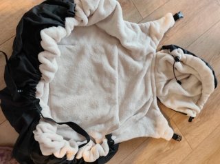 Cubre Mochila Portabebés Negro