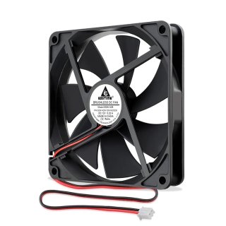 GDSTIME Ventilador de 12 V, ventilador de 140 mm