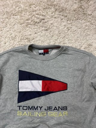 Talla M Sudadera Tommy Jeans Gris