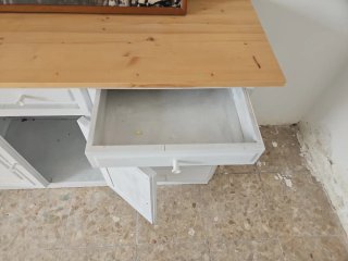 Mueble Aparador de Madera Blancol 120 x 40 cm