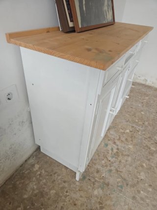 Mueble Aparador de Madera Blancol 120 x 40 cm