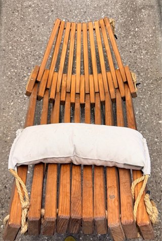 Tumbona Plegable de Madera (teak)