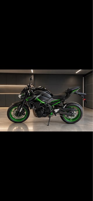 Kawasaki Z900 A2 Negro/Verde