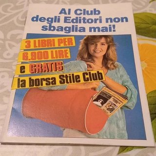 Catalogo vintage anni 80 Club degli Editori