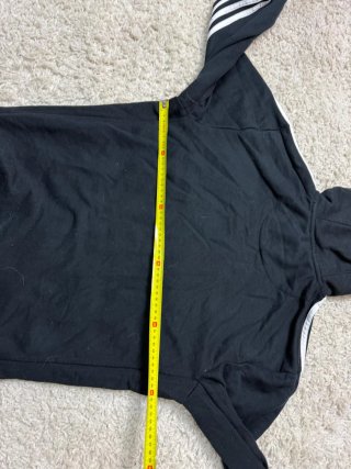 Talla M Chaqueta Adidas Negra Triple Linea Blanca