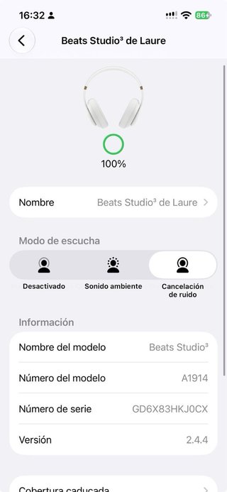 Beats Studio 3 Wireless Auriculares Azul/Blanco