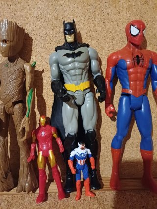 Bonecos Super Heróis Marvel.  Conjunto