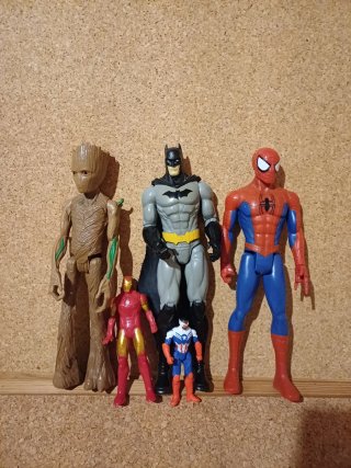 Bonecos Super Heróis Marvel.  Conjunto