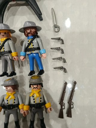 Playmobil Lote Soldados sudistas n.3
